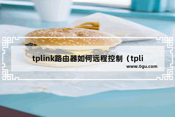 tplink路由器如何远程控制（tplink控制上网设备）