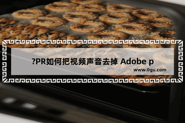 ?PR如何把视频声音去掉 Adobe premiere去掉视频声音的方法教程