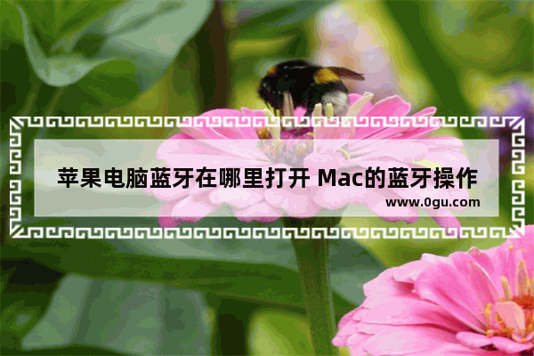 苹果电脑蓝牙在哪里打开 Mac的蓝牙操作教程