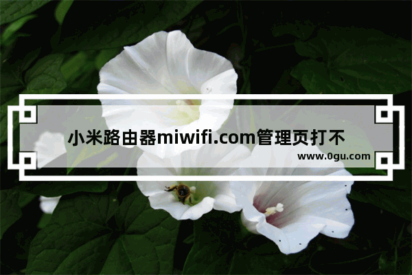 小米路由器miwifi.com管理页打不开解决方法