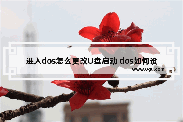 进入dos怎么更改U盘启动 dos如何设置u盘启动