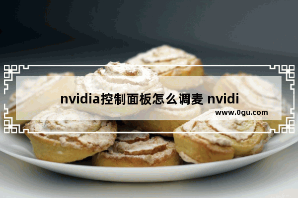 nvidia控制面板怎么调麦 nvidia控制面板设置声音