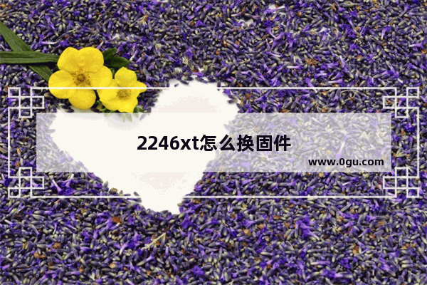 2246xt怎么换固件