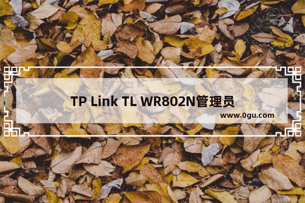 TP Link TL WR802N管理员密码是什么？