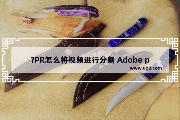 ?PR怎么将视频进行分割 Adobe premiere分割视频的方法教程