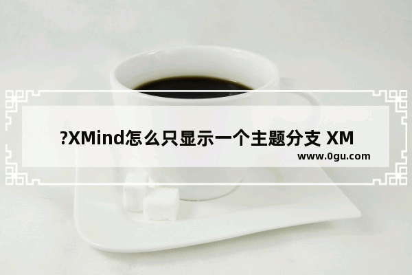 ?XMind怎么只显示一个主题分支 XMind电脑版只显示一个主题分支的方法教程