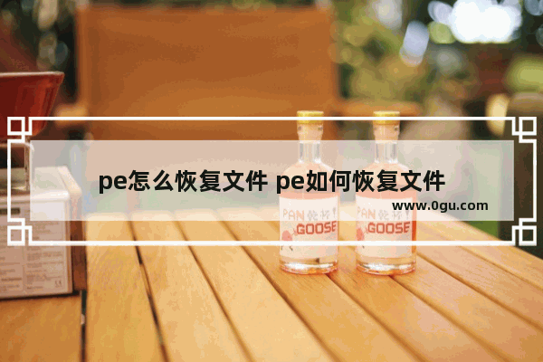 pe怎么恢复文件 pe如何恢复文件