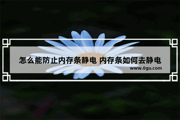 怎么能防止内存条静电 内存条如何去静电