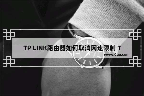 TP LINK路由器如何取消网速限制 TP LINK路由器取消网速限制方法【介绍】