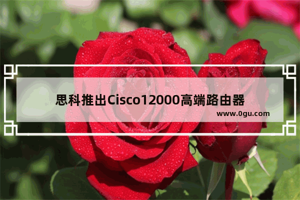 思科推出Cisco12000高端路由器