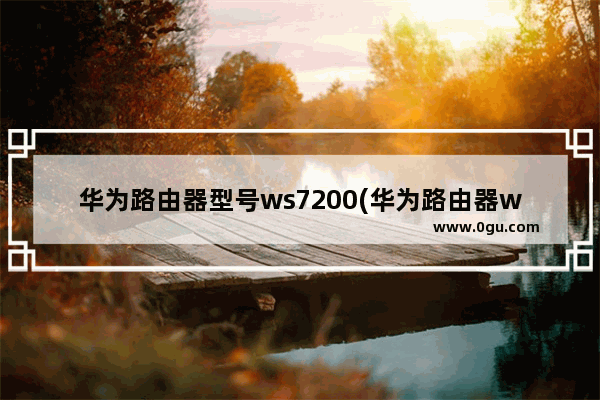 华为路由器型号ws7200(华为路由器ws7200和ws7200 10有和区别)