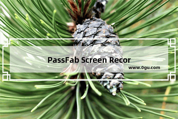 PassFab Screen Recorde怎么录制屏幕 PassFab Screen Recorder破解版录制屏幕的方法