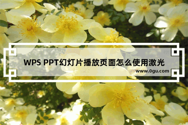 WPS PPT幻灯片播放页面怎么使用激光笔 WPS PPT幻灯片播放页面使用激光笔的方法