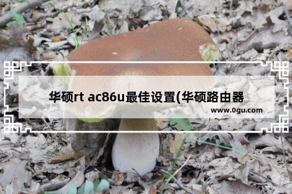 华硕rt ac86u最佳设置(华硕路由器ac86u设置教程)