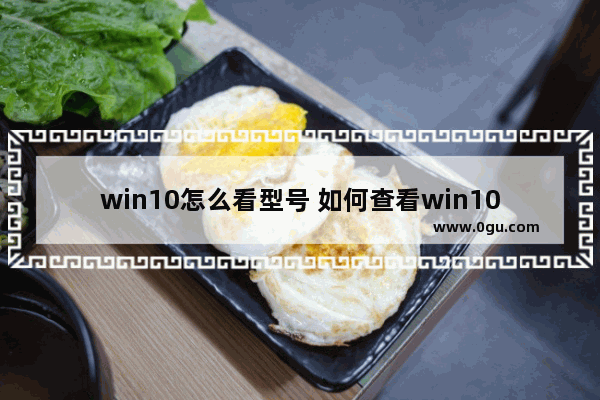 win10怎么看型号 如何查看win10电脑型号