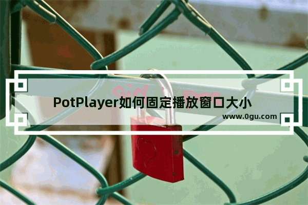 PotPlayer如何固定播放窗口大小 PotPlayer固定播放窗口大小的方法