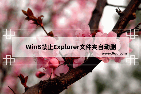 Win8禁止Explorer文件夹自动删除缩略图信息的方法