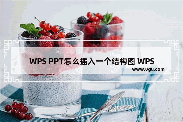 WPS PPT怎么插入一个结构图 WPS PPT插入一个结构图的方法