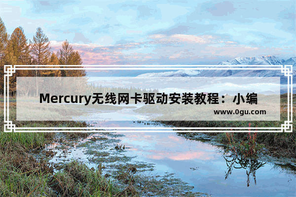 Mercury无线网卡驱动安装教程：小编带你掌握关键步骤