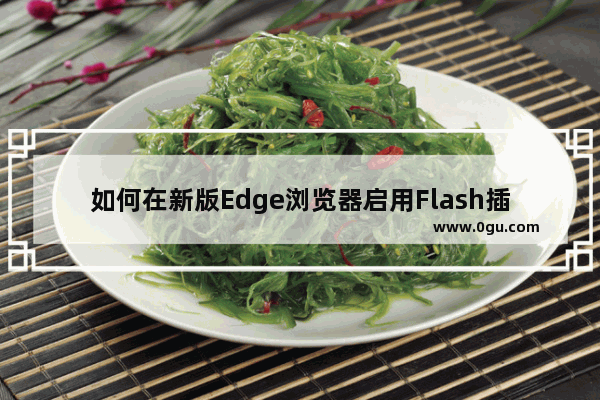 如何在新版Edge浏览器启用Flash插件