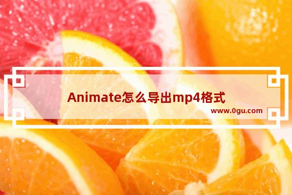 Animate怎么导出mp4格式