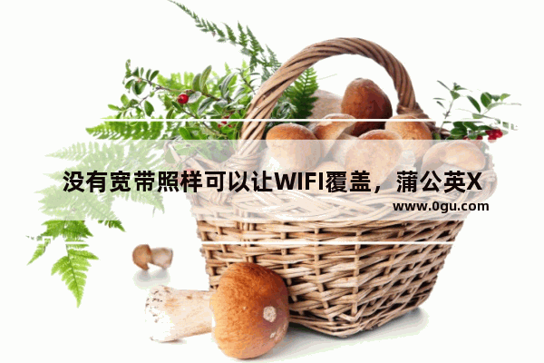 没有宽带照样可以让WIFI覆盖，蒲公英X4C开箱体验