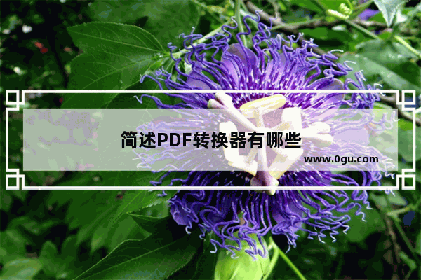 简述PDF转换器有哪些