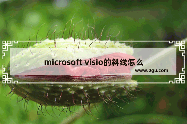 microsoft visio的斜线怎么画,visio画圆角