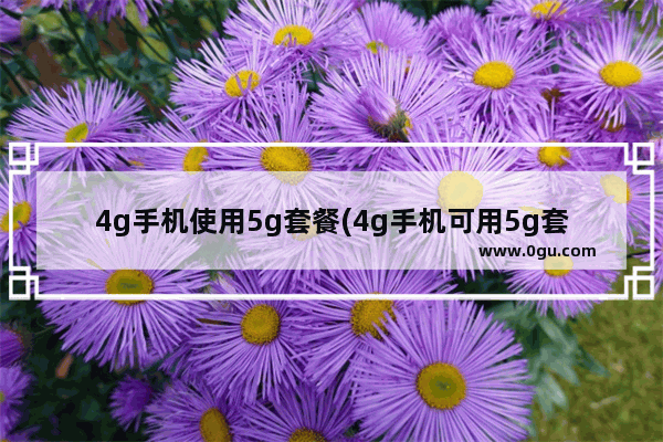 4g手机使用5g套餐(4g手机可用5g套餐)