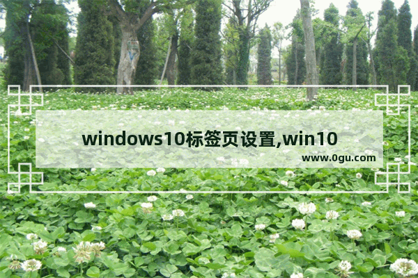 windows10标签页设置,win10新建标签页