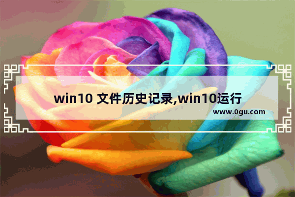 win10 文件历史记录,win10运行不保存历史记录