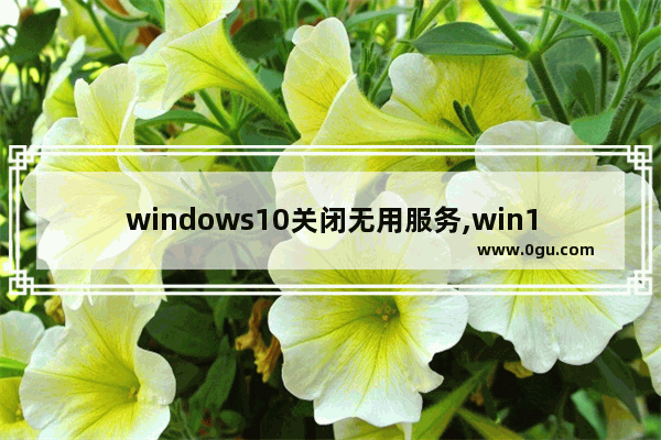 windows10关闭无用服务,win10怎么把服务中删除不了