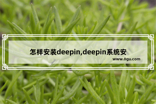 怎样安装deepin,deepin系统安装步骤