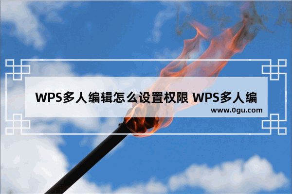 WPS多人编辑怎么设置权限 WPS多人编辑设置权限的方法