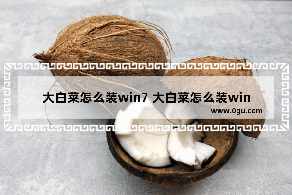 大白菜怎么装win7 大白菜怎么装win11