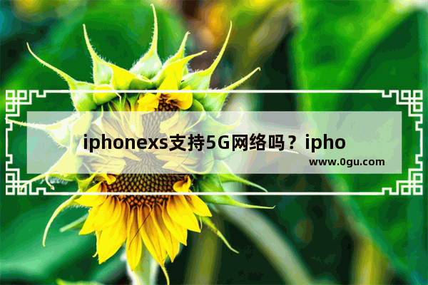 iphonexs支持5G网络吗？iphonexs是否接通5G网络？