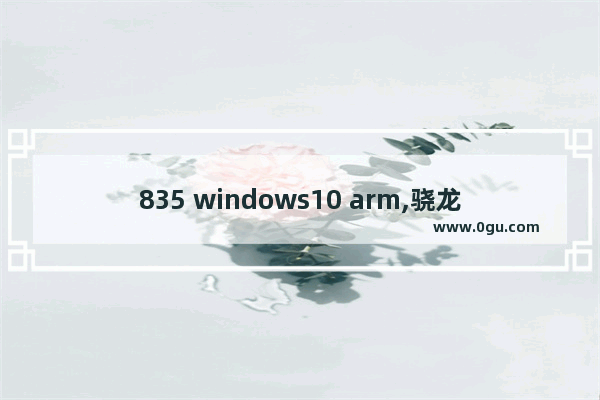 835 windows10 arm,骁龙845 win10 arm