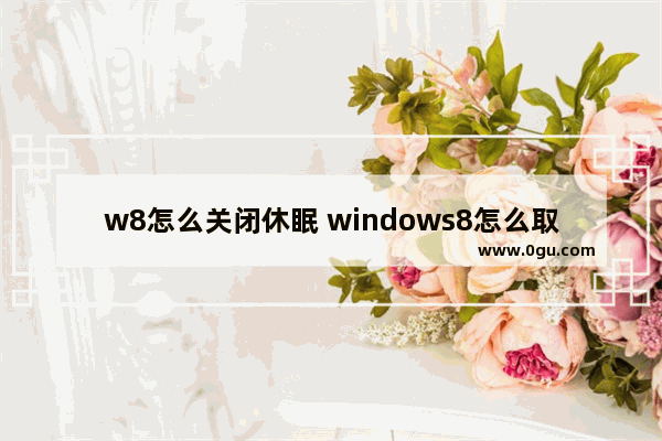 w8怎么关闭休眠 windows8怎么取消休眠