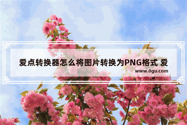 爱点转换器怎么将图片转换为PNG格式 爱点转换器将图片转换为PNG格式的方法