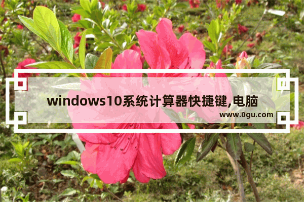 windows10系统计算器快捷键,电脑计算器的快捷键是什么w10