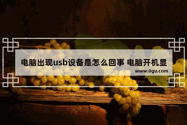 电脑出现usb设备是怎么回事 电脑开机显示usb设备出现电涌