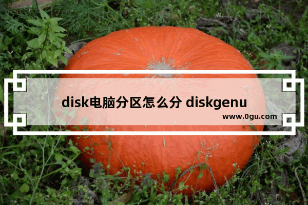 disk电脑分区怎么分 diskgenuis分区