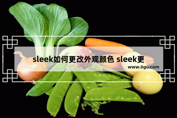 sleek如何更改外观颜色 sleek更改外观颜色的方法