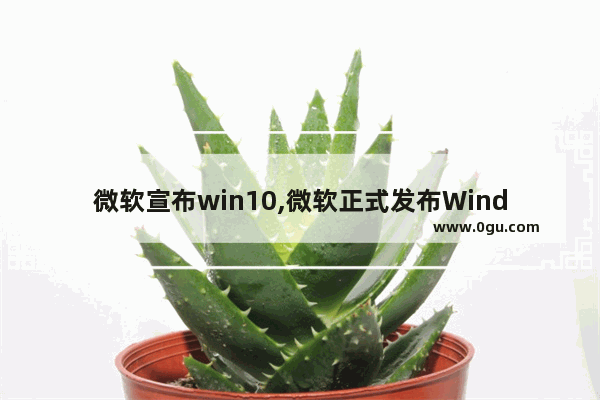 微软宣布win10,微软正式发布Windows 11