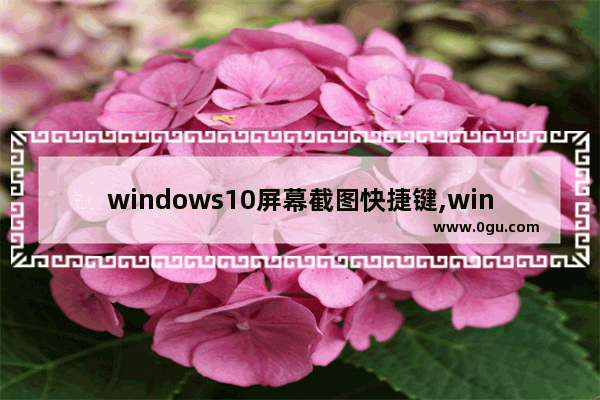 windows10屏幕截图快捷键,win10窗口截图快捷键