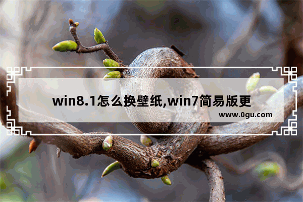 win8.1怎么换壁纸,win7简易版更换壁纸