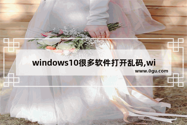 windows10很多软件打开乱码,windows打开软件显示乱码