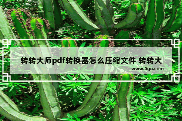 转转大师pdf转换器怎么压缩文件 转转大师pdf转换器压缩文件的方法