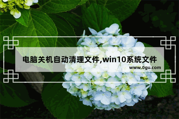 电脑关机自动清理文件,win10系统文件夹自动关闭