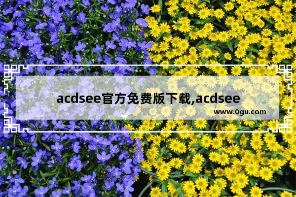 acdsee官方免费版下载,acdsee官方免费中文版